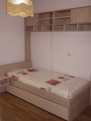 παιδικό κρεβάτι μελαμίνης με αποθηκευτικό χώρο συρτάρι